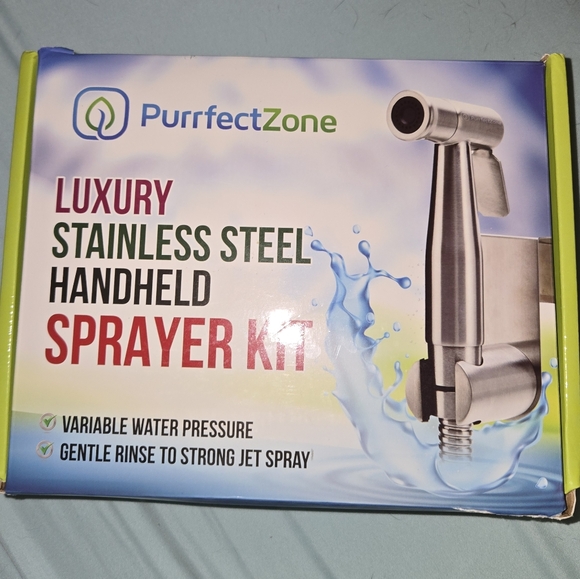 PurfectZone Stainless Steel Handheld Sprayer Kit - Picture 1 of 6